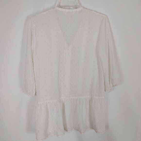 MATILDA JANE Light The Way Swiss Dot Sheer Top Wom - Picture 7 of 8